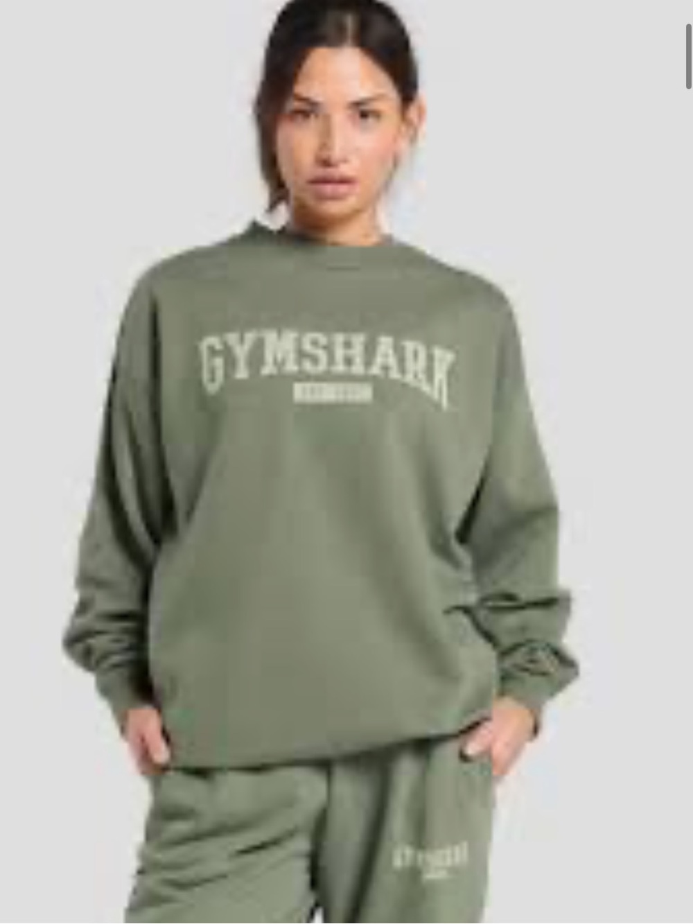 Gymshark Collegiate sweat shirt